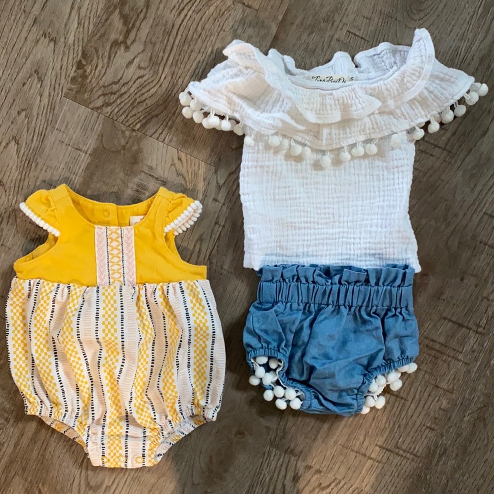 Newborn outfits.